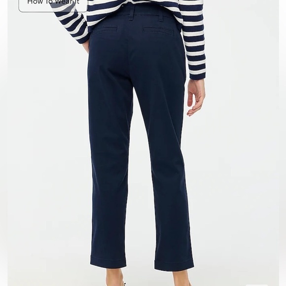J crew High-rise girlfriend chino pant - Picture 4 of 6
